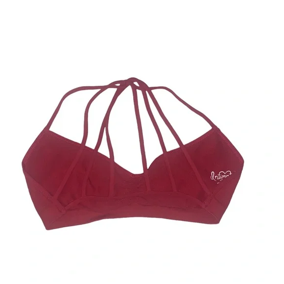 New! Free People Intimately Strappy Back Bra in Red - XS/S - Picture 3 of 9